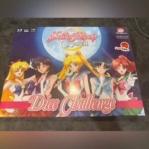 Sailor Moon Crystal Dice Challenge Board Game - Pink/Blue